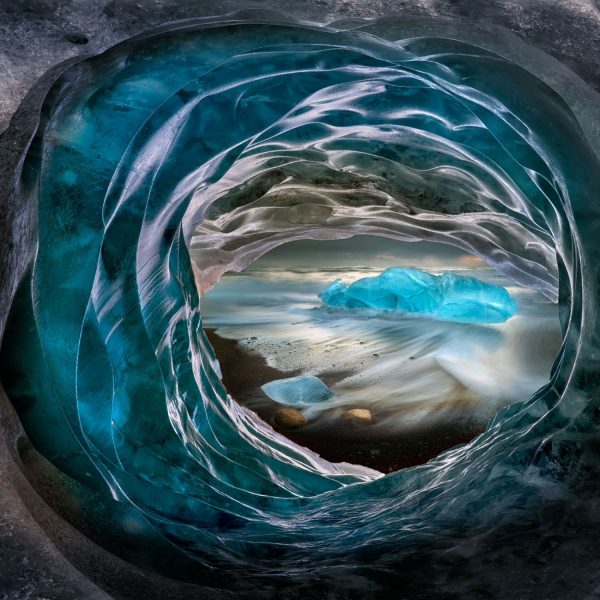 Iceland Icehole Landscape Photograph by award winning travel photographer Ignacio Palacios