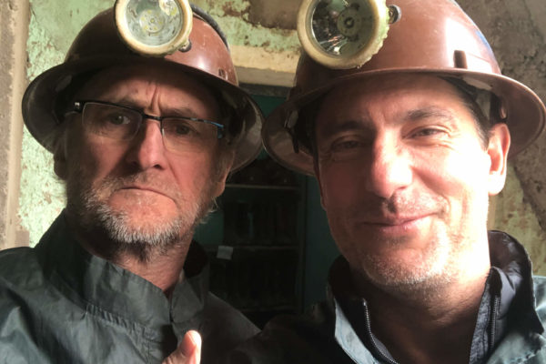 Peter and I getting our miner-vibes on